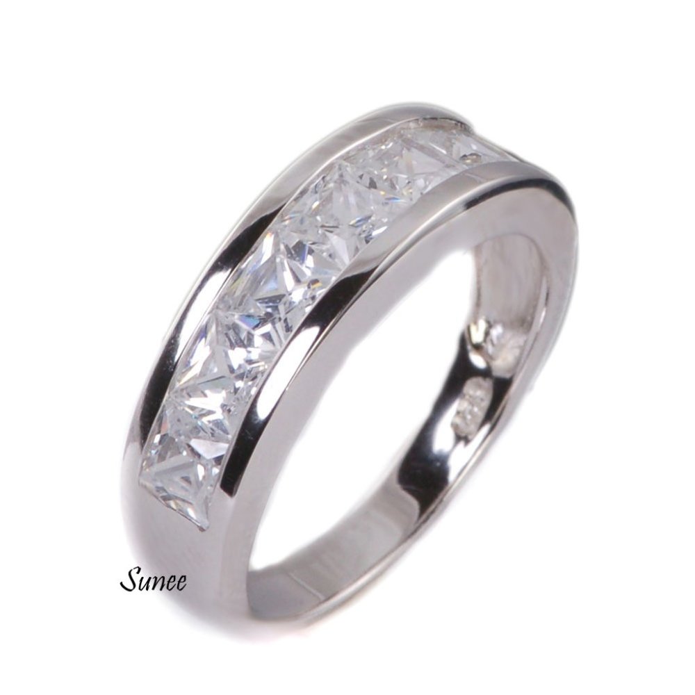 NEW 925 STERLING SILVER MENS WEDDING BAND RING - Picture 4 of 7